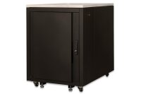 Serverschrank schallisoliert 17HE mit Holzdekor