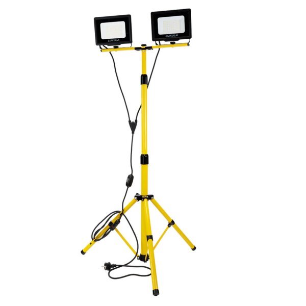 LED Baustrahler 2x50W mit Stativ