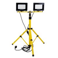 LED Baustrahler 2x50W mit Stativ