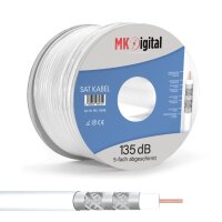 Koaxialkabel 7mm 5-fach geschirmt