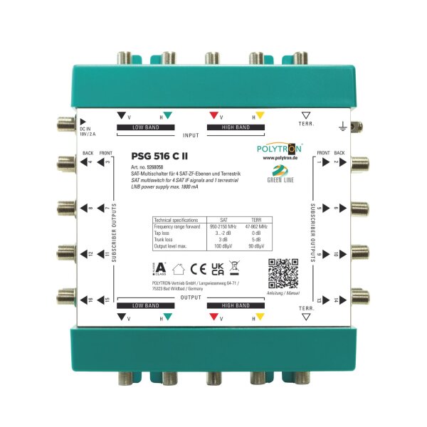 Kaskaden Multischalter Polytron PSG 516 C II