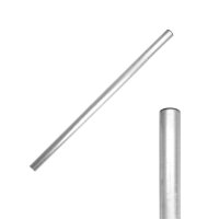 Stahl-Mast 1.00m mit Mastkappe Rohr 48x2mm STARO 48/100