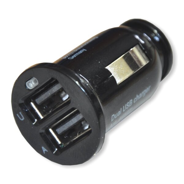 USB KFZ Ladeadapter 2x USB 12V 2,1A