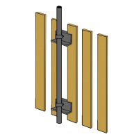 Geländerklemmhalterung ALU Koscom 40/100