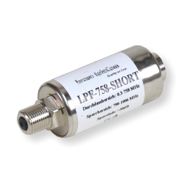 BT LTE Sperrfilter LPF 758 Short, 758 MHz