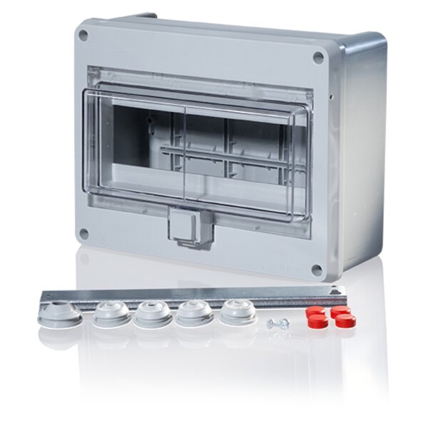 FR Kleinverteiler KV10WDKE, IP55, 1-reihig, 10 TE