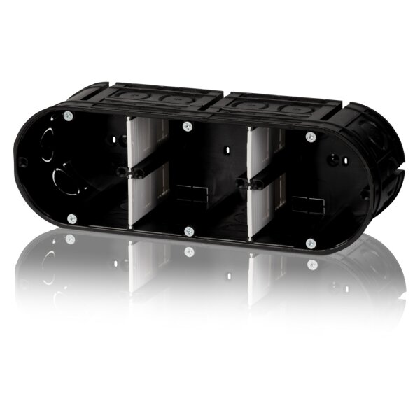 UP Gerätedose 3fach UP30, 71mmØ 63mm tief