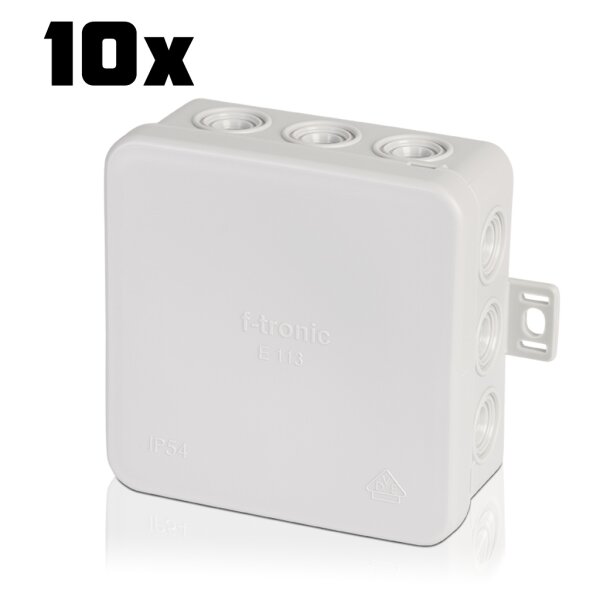 FR Abzweigkasten E113 85x85x40 grau VE: 10St.