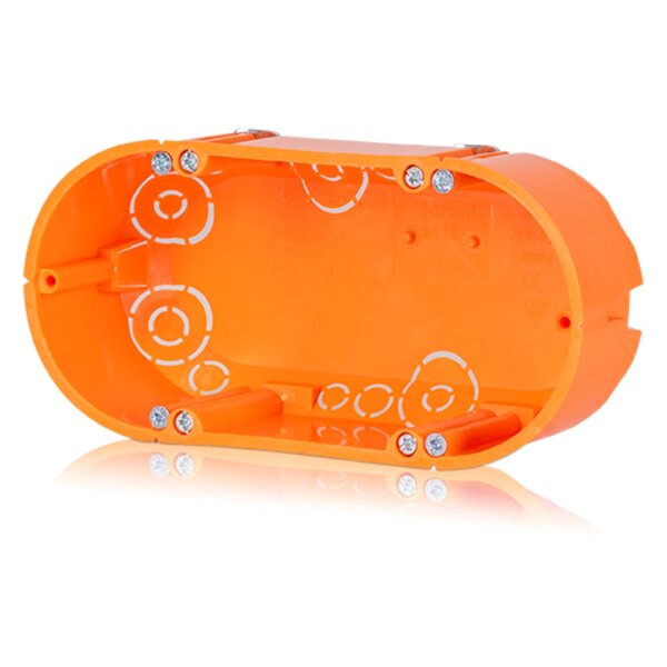 HW Gerätedose E118 2x68mmØ 47mm tief