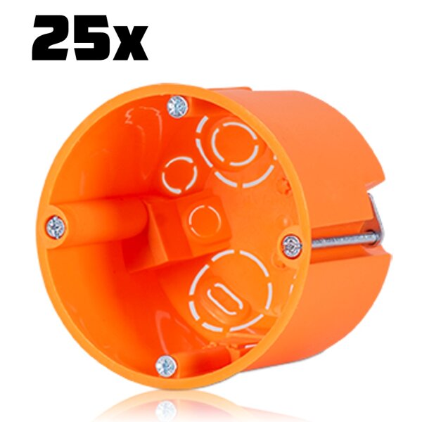 HW Geräte-Verb.dose E117 68mmØ 61mm tief VE:25 St