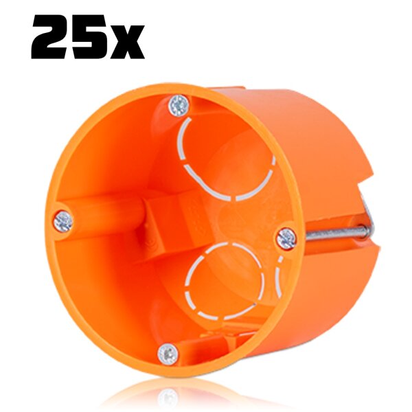 HW Gerätedose E870 68mmØ 60mm tief f. Rohre VE: 25