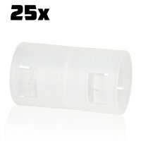 Rohrmuffe RM32, für M32, transparent VE: 25 Stück