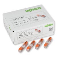 WAGO Klemme 1polig Compact 60 Stck (221-2411)