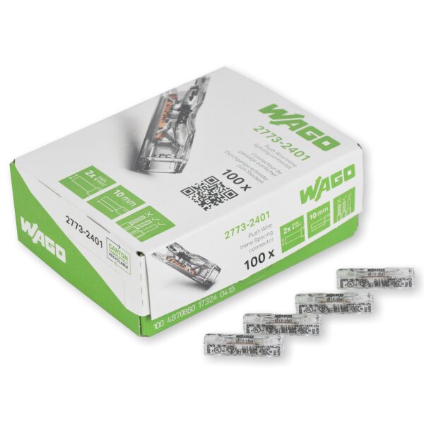 WAGO Durchgangsverbinder 100 Stck (2773-2401)