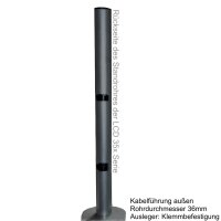 DMP LCD 351-D Tischhalter Stand schwarz