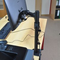 DMP LCD 352 S Tischhalter schwarz