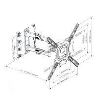 LCD TV-Halter NB P4  schwarz