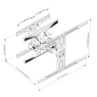 LCD TV-Halter NB P6  schwarz